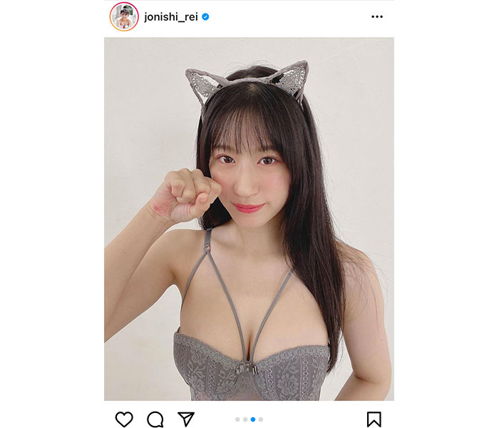 NMB48 上西怜のおしゃれ猫オフショットに歓喜の声「可愛すぎて飼いたい！」