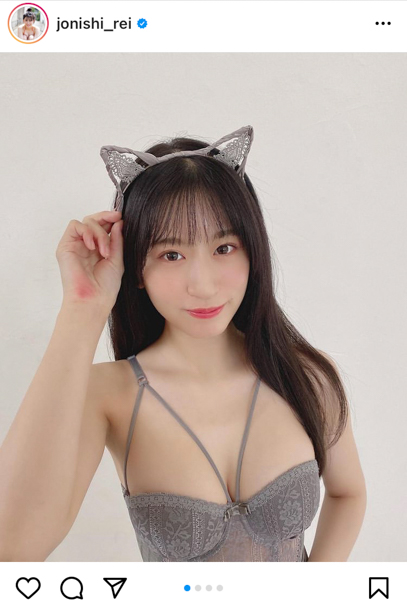 NMB48 上西怜のおしゃれ猫オフショットに歓喜の声「可愛すぎて飼いたい！」