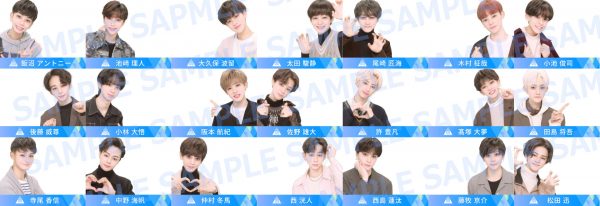 メンバーの私服は撮り下ろし！「PRODUCE 101 JAPAN SEASON2」ファイナリストと2ショット気分が楽しめるプリ機が稼働