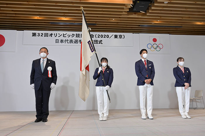 JOC会長・山下泰裕が日本代表選手団結団式で東京オリンピックに向けて語る！ 「コロナ禍でスポーツは人と人を繋ぐ。選手は誇りを持ってフィールドで輝いてほしい。」