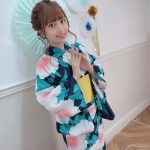 竹内星菜が振り向き浴衣美人ショット公開「惚れ惚れしてしまいます」