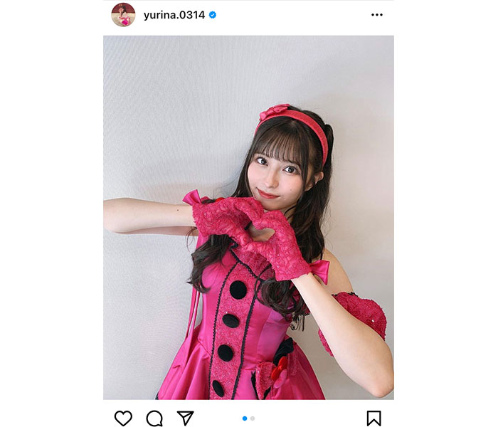 AKB48 行天優莉奈、『アイドルなんて呼ばないで』の衣装で魅せるアイドルポーズに「可愛い！」の声殺到