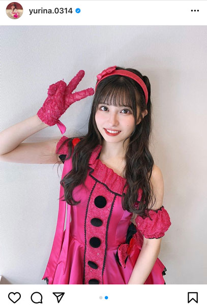 AKB48 行天優莉奈、『アイドルなんて呼ばないで』の衣装で魅せるアイドルポーズに「可愛い！」の声殺到