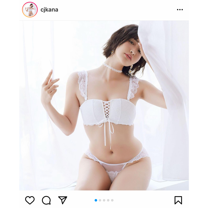 KANA（サイバージャパンダンサーズ）、透明感あふれるランジェリーグラビアを披露！「純白の天使」「エロ綺麗」