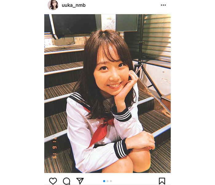 NMB48 加藤夕夏のセーラー服ショットに「可愛い！」と絶賛の声