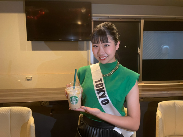 ミスユニバーシティ2021ファイナリストがスターバックス「47 JIMOTO Frappuccino」を飲み比べ