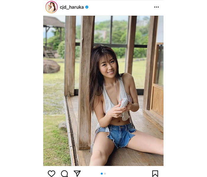 サイバージャパンダンサーズ・HARUKA、タンクトップの肌見せショットに反響ぞくぞく