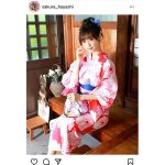 林紗久羅、浴衣でデート風ショット公開「花火大会始まっちゃうよ?」