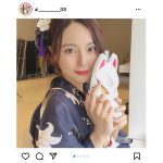 ラストアイドル 池松愛理、今年初の浴衣姿に「かわいすぎて直視できない」