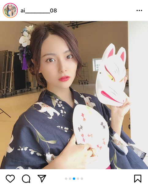 ラストアイドル 池松愛理、今年初の浴衣姿に「かわいすぎて直視できない」