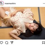 真白まお、ふんどし姿で寝転ぶフェチショット公開