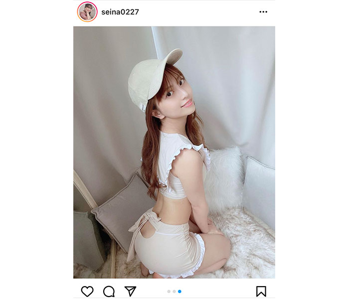 竹内星菜、見えそうなキワドい美尻ラインに注目!