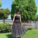 豊田ルナ、ノリノリな黒ワンピースコーデにキュン!
