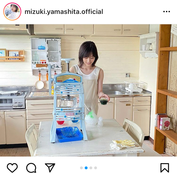 乃木坂46 山下美月、かき氷を食べる夏の一コマに反響ぞくぞく