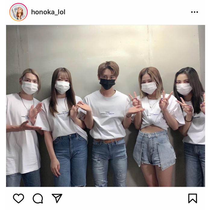 lol・honoka、AAA・與真司郎との集合写真を公開！「可愛いしかっこいい」