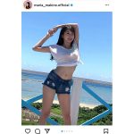 モー娘。牧野真莉愛、くびれ＆腹筋割れのヘルシースタイルに釘付け