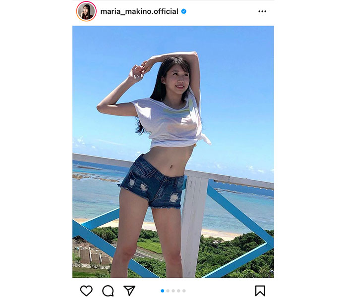 モー娘。牧野真莉愛、くびれ＆腹筋割れのヘルシースタイルに釘付け