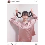 上坂すみれ、ツインテールのパジャマオフショット披露