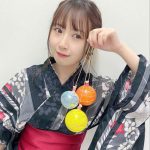 高柳明音、夏祭りをテーマに浴衣姿で生配信「夏を存分に感じれました」　