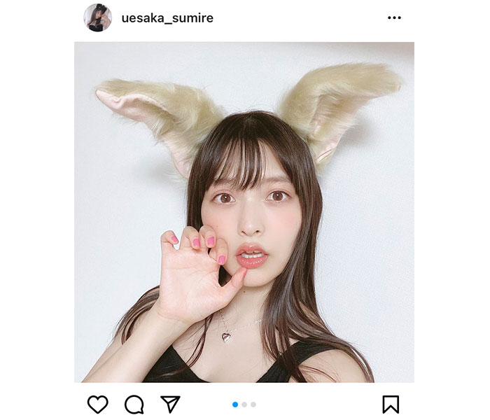 上坂すみれがフェネックに!? 可愛すぎる自撮りが『毛深い』!!