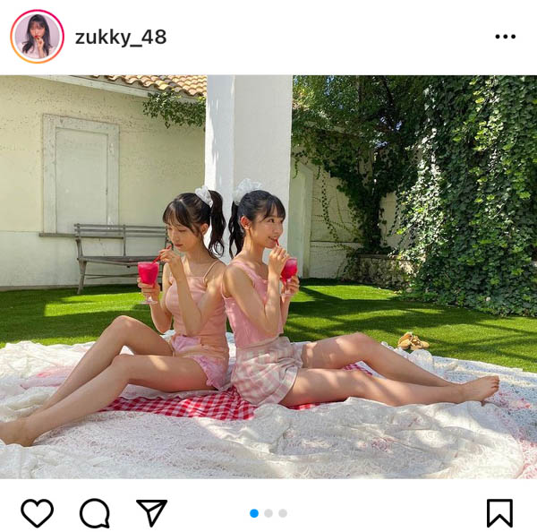 AKB48 山内瑞葵、まるで天使な小栗有以との2ショットに歓喜の声!