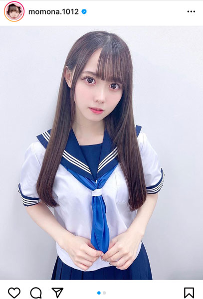 ラストアイドル 松本ももな、『尊い』夏服セーラー姿に「可愛い」の声殺到