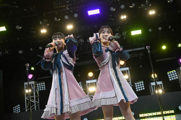 HKT48 田中美久&矢吹奈子のユニット・なこみくが「TIF2021」二十歳の初ステージ!