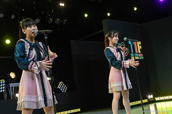 HKT48 田中美久&矢吹奈子のユニット・なこみくが「TIF2021」二十歳の初ステージ!