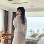 SUPER☆GiRLS 坂林佳奈、シースルーシャツから透ける黒ビキニ姿で釘付け