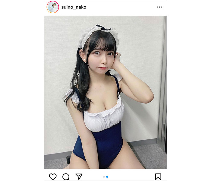 Lila Gray 推野なこ、色白美バストに見惚れる水着ショットにキュン!!