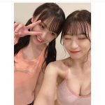 NMB48 上西怜、梅山恋和とヨガに挑戦したオフショット公開