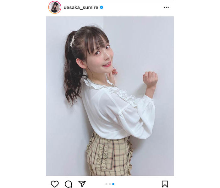 上坂すみれの振り向きポニーテール写真にドキドキ!!