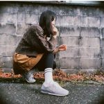 AKB48 下尾みう、ニューバランスを履いて「キモ撮り」に挑戦