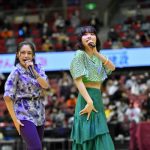 BEYOOOOONDSがBリーグハーフタイムショーで熱唱パフォーマンス!