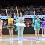 BEYOOOOONDSがBリーグハーフタイムショーで熱唱パフォーマンス!