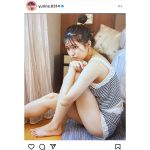 AKB48 行天優莉奈、色白美脚に見惚れる「EX大衆」オフショットが話題「朝ドラのようなピュアさ」