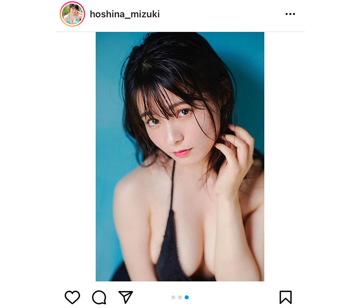 星名美津紀、豊満美バストと艶やか視線にドキドキ!