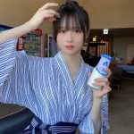 Appare! 工藤のか、浴衣と牛乳で楽しむ温泉旅行ショットに歓喜の声ぞくぞく