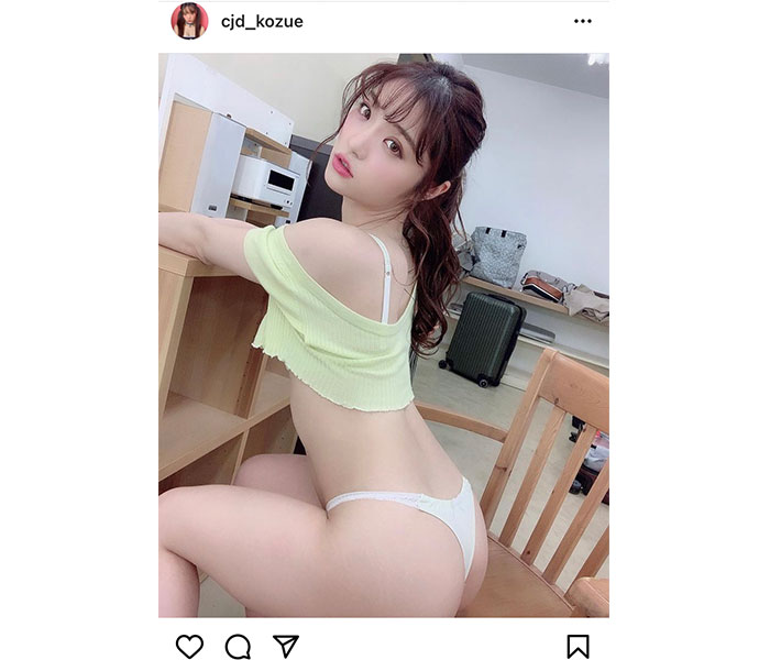 サイバージャパンダンサーズ・KOZUE、セクシーさ凝縮の色白美ヒップに釘付け