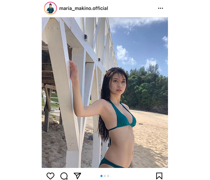 モー娘。牧野真莉愛、水着で魅せる圧倒的美プロポーションにうっとり!「スタイルすごすぎる」