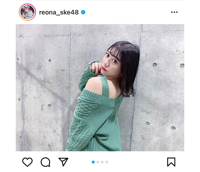 SKE48 井田玲音名、「S字がだいじ」な振り向きバックショットに歓喜の声「さすが、SKEのマリリンモンロー」