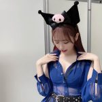 【拝みたい】SKE48 佐藤佳穂、『ご褒美衣装』でクロミちゃんグッズをセクシーに着こなし!