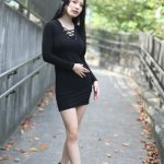 【写真特集】沖縄代表・蒲山花礼さん、クールな黒ワンピースで美ボディをアピール！＜ミスユニバーシティ2021ファイナリスト＞