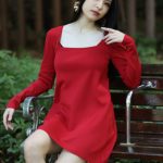 【写真特集】沖縄代表・蒲山花礼さん、クールな黒ワンピースで美ボディをアピール！＜ミスユニバーシティ2021ファイナリスト＞