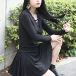 【写真特集】沖縄代表・蒲山花礼さん、クールな黒ワンピースで美ボディをアピール！＜ミスユニバーシティ2021ファイナリスト＞