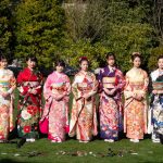 小芝風花、高橋ひかる、奥山かずさらが共演 オスカー美女9人が晴れ着姿を披露