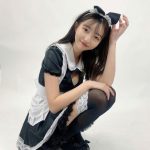 橋本萌花の人生初メイドコスプレが可愛すぎる!「キュン死にしました」