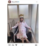 NMB48 川上千尋、ガウン姿でキメ顔するも「全然ふざけてる感じになりました」