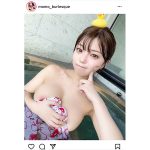 バーレスク東京 もも、まんまるバストに釘付けの濡れ肌ショットで悩殺
