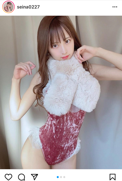 竹内星菜、尻尾が可愛い! 色白美ボディにうっとり釘付け!